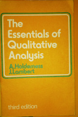 The essentials of qualitative analysis