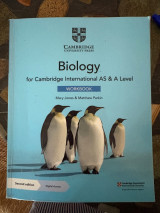 Cambridge International AS & A Level Biology Workbook with Digital Access (2 Years)