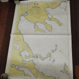 Ναυτικός χάρτης Β.Ευβοϊκός Κόλπος μέχρι κόλπου Καβάλας 1987