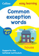 Easy Learning - Common Exception Words Activity Book Ages 5-7