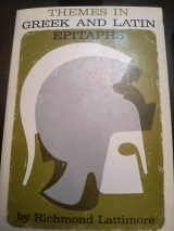 Themes in Greek and latin epitaphs