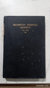 Βιβλίο Brompton Hospital Reports Τόμος xxvi#a 3698