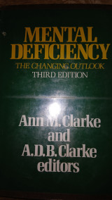 Mental Deficiency: The changing outlook