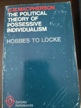 The Political Theory of Possessive Individualism
