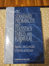 CRC Standard Probability and Statistics Tables and Formulae