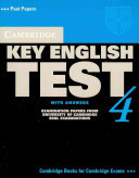 Cambridge Key English Test 4 Student's Book with Answers