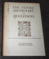 The Oxford Dictionary of Quotations
