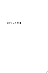 Film as Art
