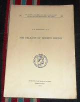 The religion of modern greece 1961 s.sophocles