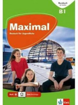 Maximal B1 Kursbuch (+Klett Book-App & Audio & Video Online)