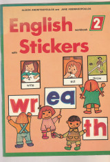 English workbook with stickers 2