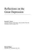 Reflections on the Great Depression