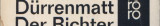 Der Richter und sein Henker