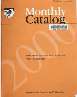 Monthly Catalog of United States Government Publications