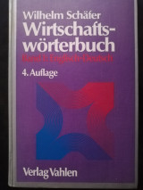 Wirtschaftswörterbuch: Englisch-Deutsch