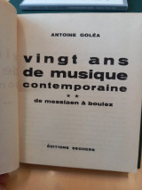 Vingt ans de musique contemporaine