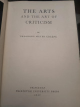 The arts and the art of criticism