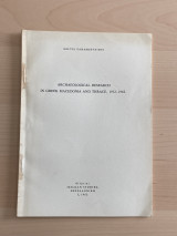 Archaeological research in Greek Macedonia and Thrace 1912 - 1962