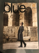 Περιοδικό Blue, The Aegean In Flight Magazine, Τεύχη (3) Άνοιξη 2014, Νοέμβριος-Δεκέμβριος 2015, Μάιος-Ιούνιος 2016