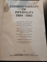 Current Therapy of Infertility 1984-1985