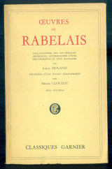 Oeuvres de Rabelais. Tome II (Pantagruel). Garnier, 1956.