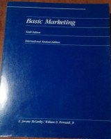 Basic Marketing - A Managerial Approach