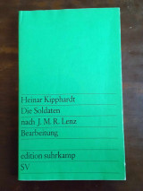 Die Soldaten nach Jacob Michael Reinhold Lenz Bearbeitung
