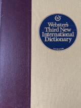 Webster's Third New International Dictionary of the English Language, Unabridged