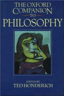 The Oxford Companion to Philosophy