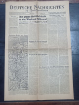 Εφημερίδα Deutsche Nachrichten für Griechenland, Αθήνα 8-10-1944