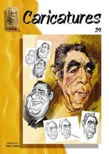 Leonardo Collection Artist Instructional Art Book [Paperback] - 39 Caricatures