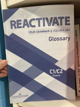 Reactivate your grammar & vocabulary glossary c1/c2