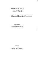 The Empty Canvas [by] Alberto Moravia [pseud]