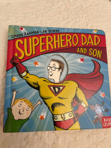 Superhero Dad and son
