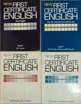 New First Certificate English (4 books): Use of English, Listening and Interview + 2 teacher's guides + audio cassettes