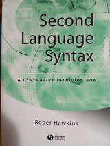 Second Language Syntax