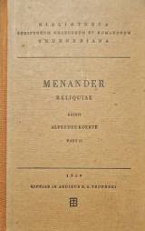 Menander, Reliquiae