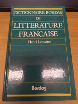 Dictionnaire Bordas de littérature française et francophone
