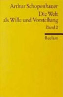 Die Welt als Wille und Vorstellung