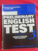 Cambridge Preliminary English Test 3 Student's Book with Answers