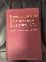 Introduction to mathematical statistics