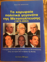 Τα κορυφαία πολιτικά γεγονότα της Μεταπολίτευσης (1974-2004)
