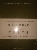 Sorbonne 1er Degre Tests avec Reponses et Explications