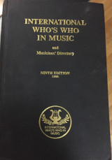 International Who`s Who In Music