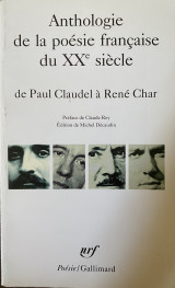 Anthologie de la poésie française du XXe siècle
