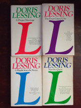 Doris Lessing, 4 books, A proper marriage - The four gated city - A ripple from the storm - Martha Quest