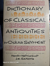 Dictionary of classical antiquities