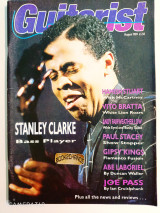 Guitarist August 1989 αφιέρωμα Stanley Clarke