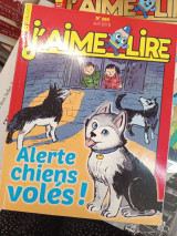 J aime lire alerte chiens vole
