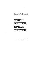 Write Better, Speak Better